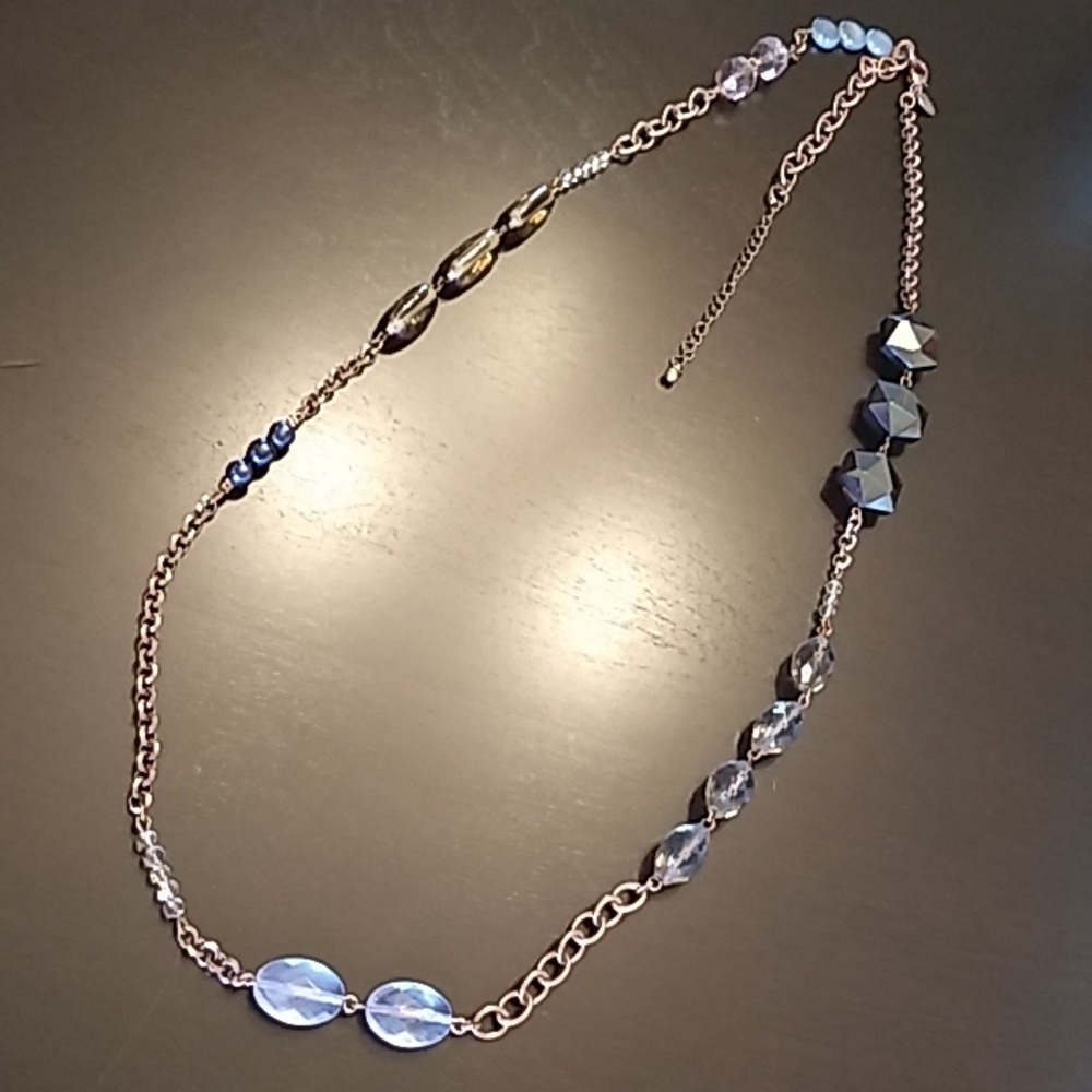 Lia Sophia Copper Blues/Grey'/Pale Pink Multi Bead